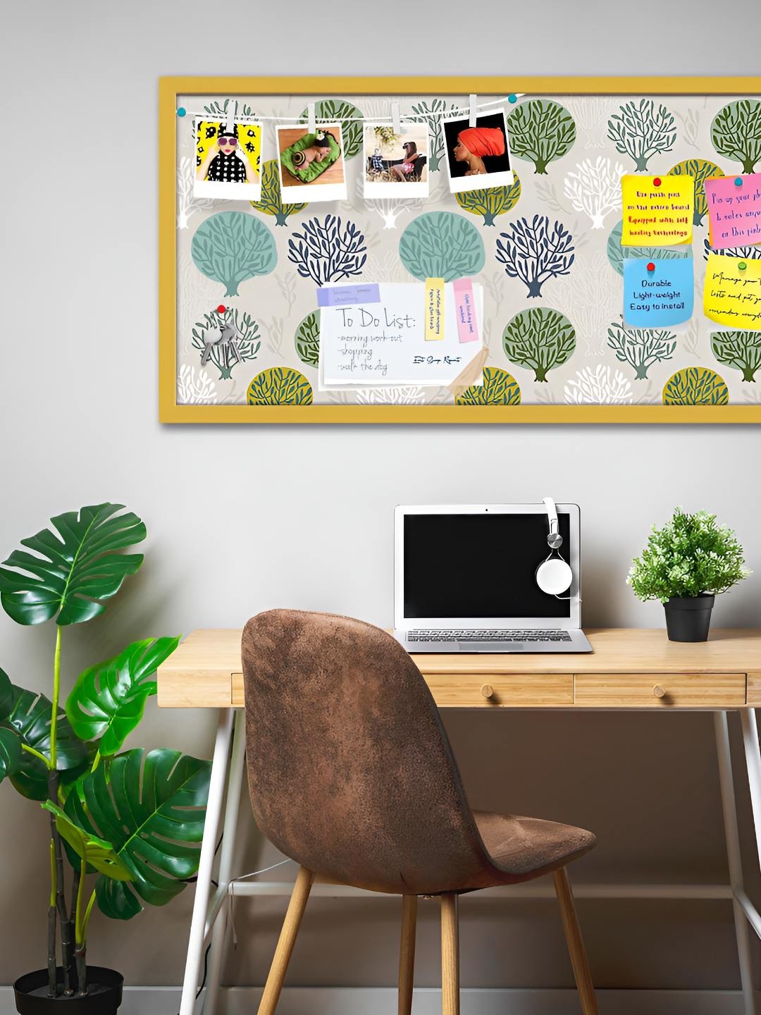 

ArtzFolio Wooden Notice Pin Board, Multi