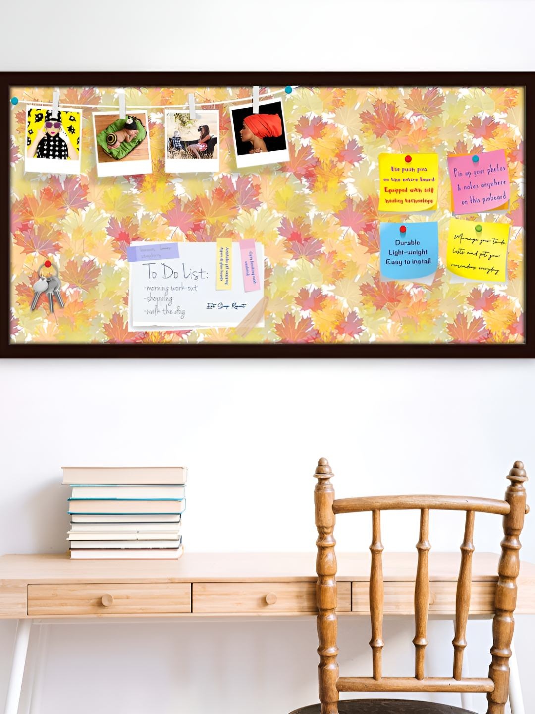 

ArtzFolio Wooden Notice Pin Board, Multi