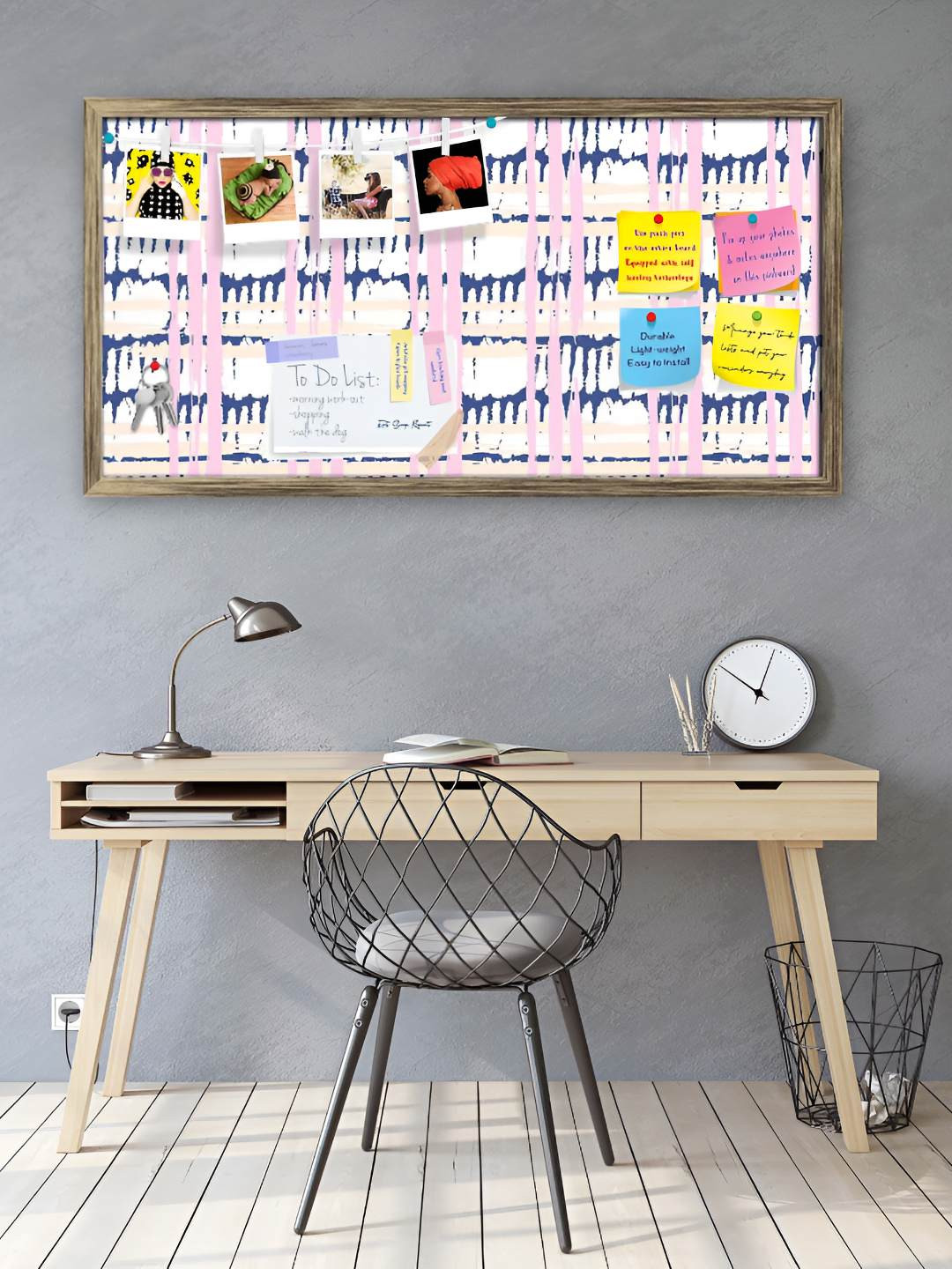 

ArtzFolio Wooden Notice Pin Board, Multi