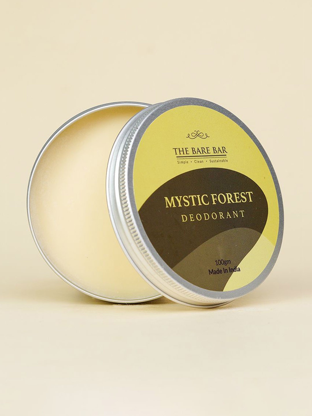 

The Bare Bar Mystic Forest Deodorant- 100 g, Cream