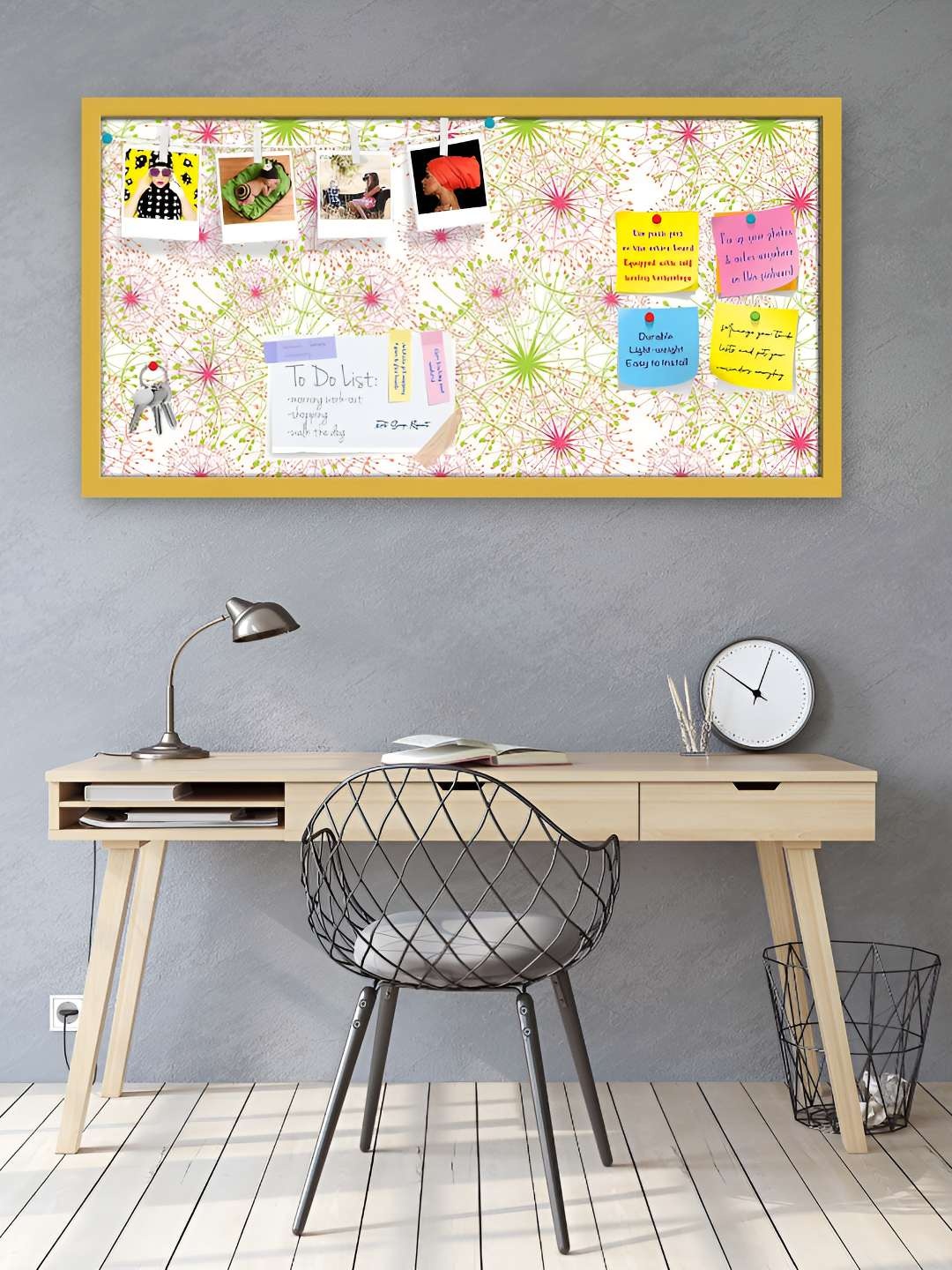 

ArtzFolio Wooden Notice Pin Board, Multi