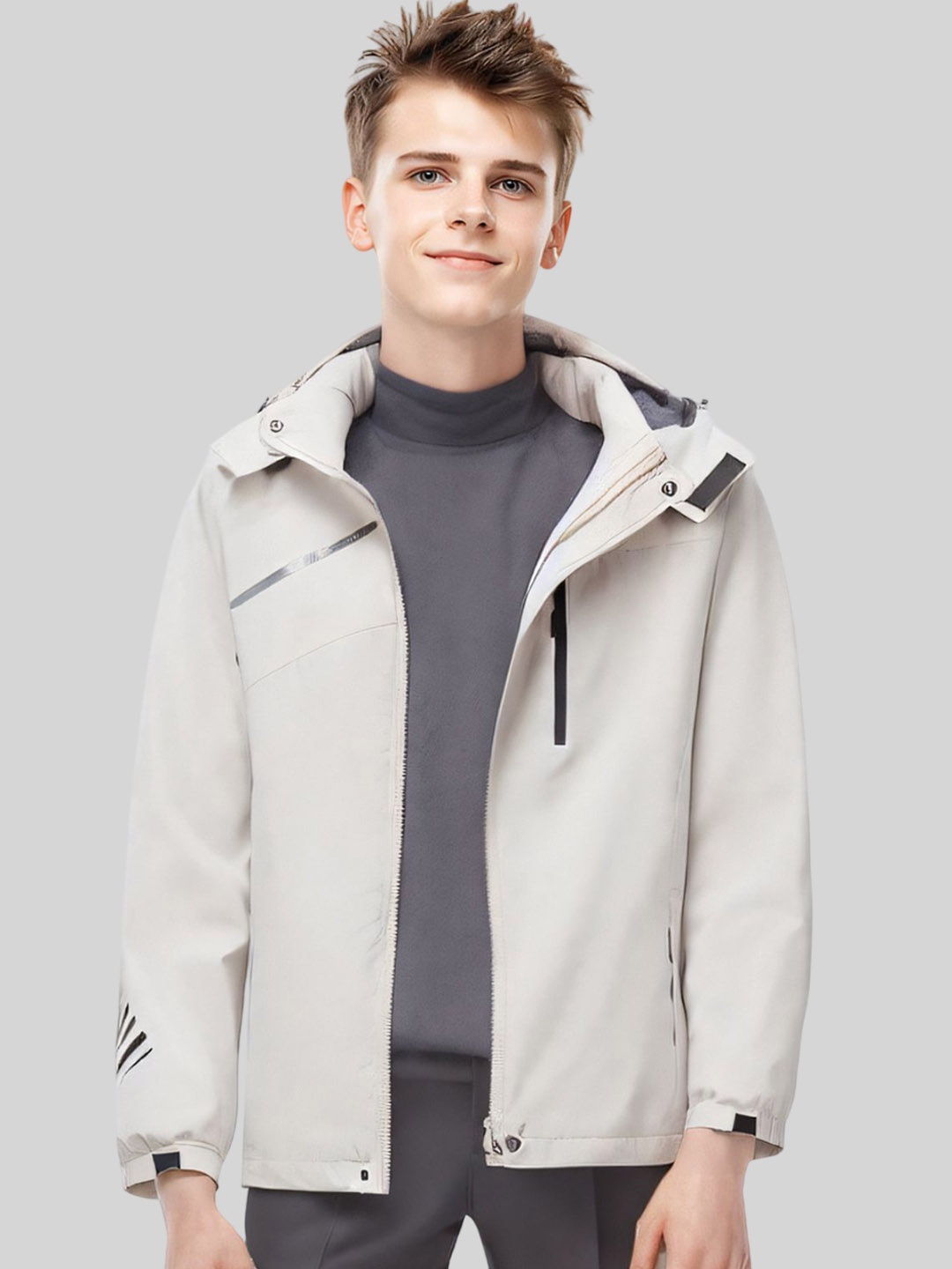 

StyleCast x Revolte Men Tailored Jacket, Beige