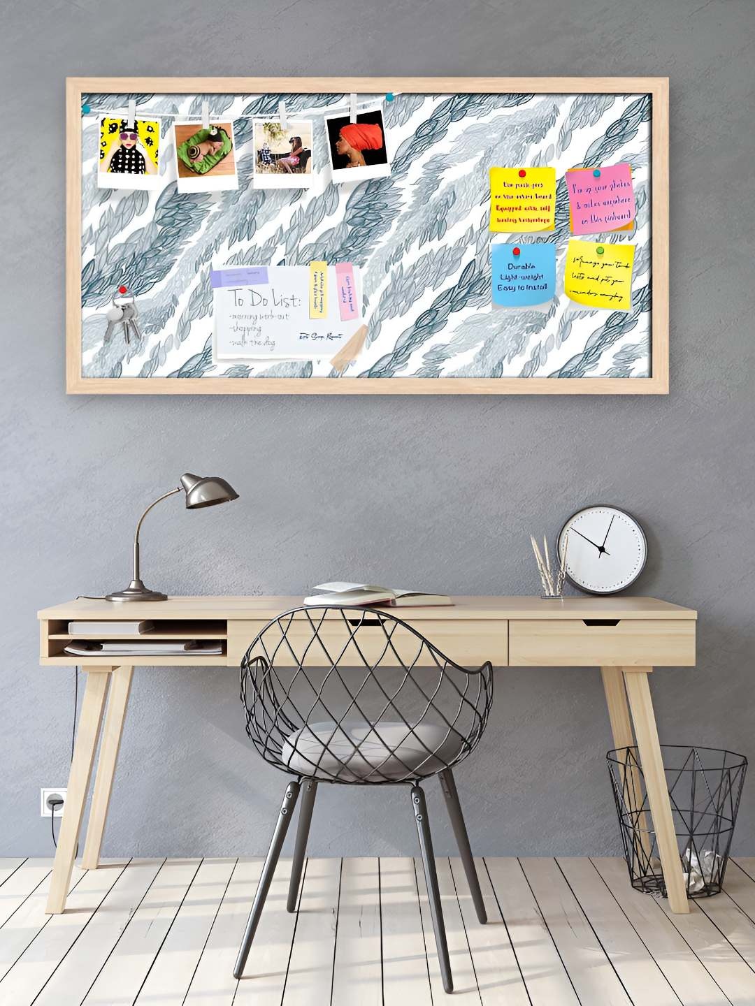 

ArtzFolio Wooden Notice Pin Board, Multi