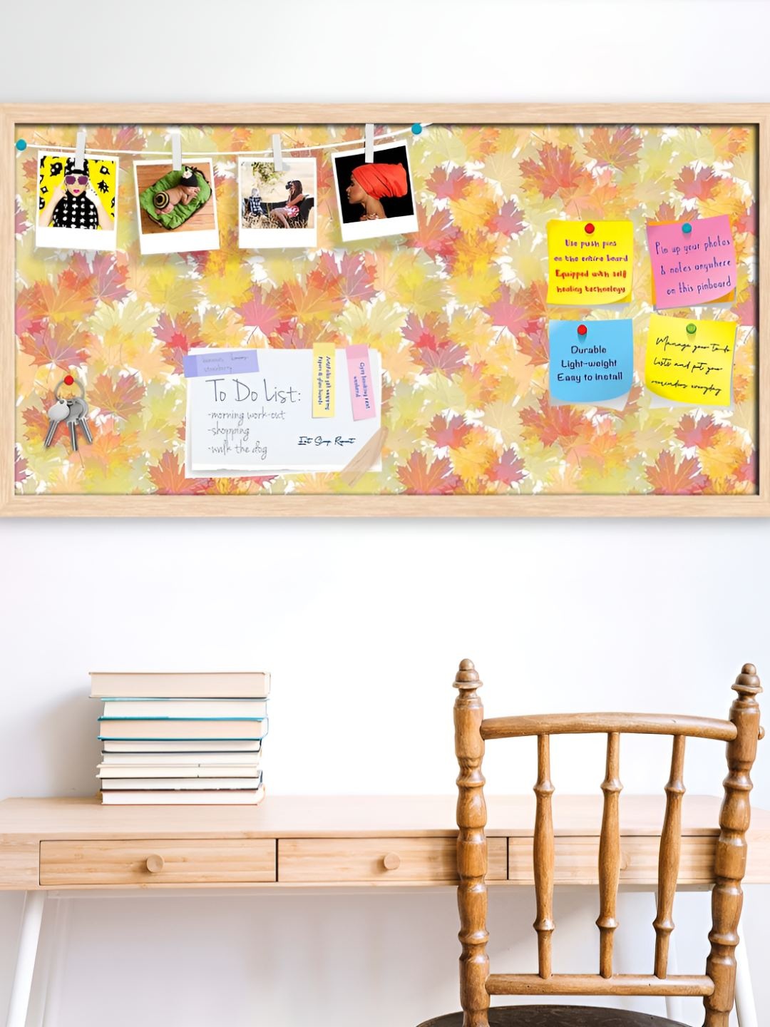 

ArtzFolio Wooden Notice Pin Board, Multi