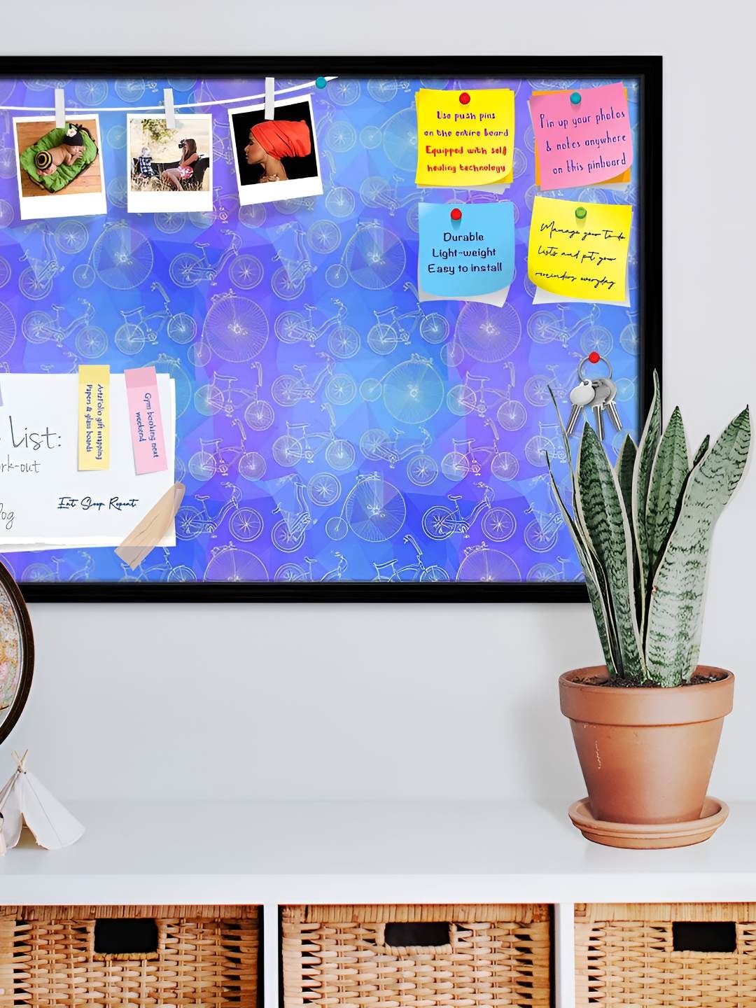 

ArtzFolio Wooden Notice Pin Board, Multi