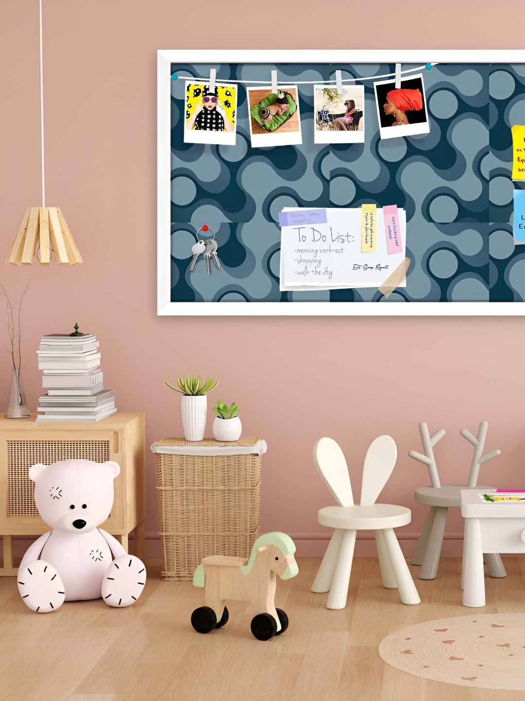 

ArtzFolio Wooden Notice Pin Board, Multi