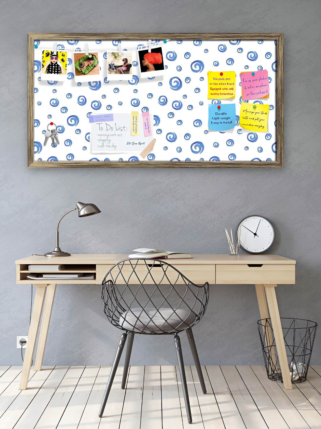 

ArtzFolio Wooden Notice Pin Board, Multi