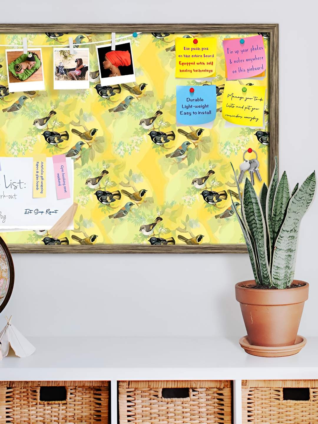 

ArtzFolio Wooden Notice Pin Board, Multi