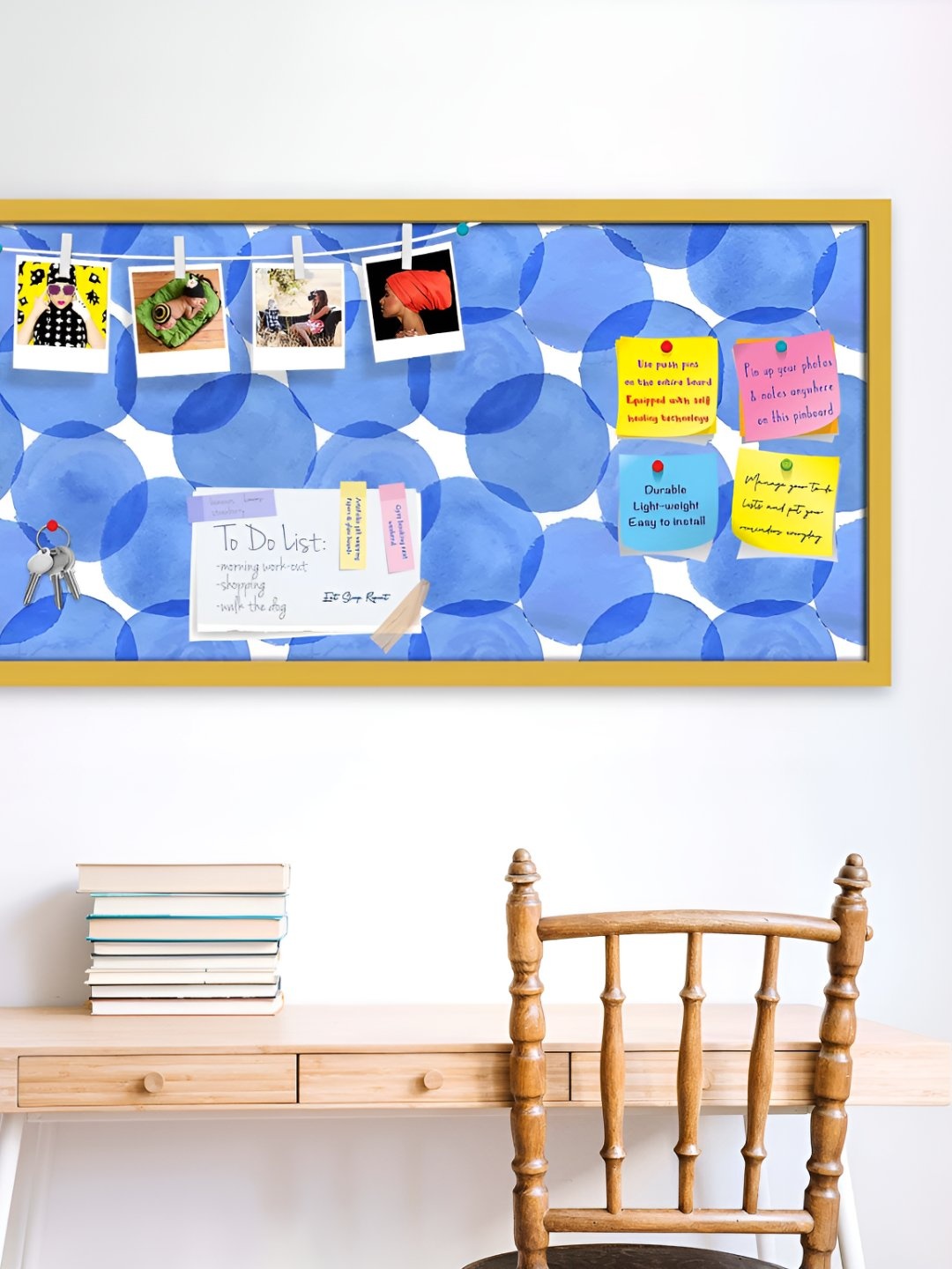 

ArtzFolio Wooden Notice Pin Board, Multi