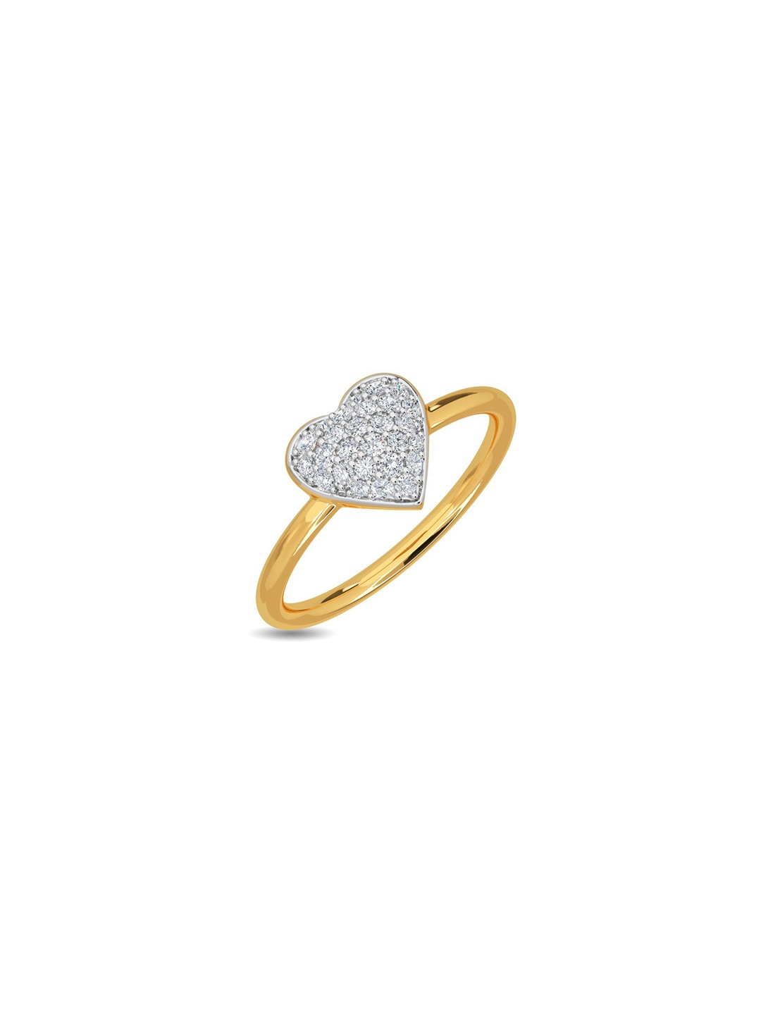 

KISNA DIAMOND AND GOLD JEWELLERY Women 14KT Diamond Finger Ring 0.25 carat
