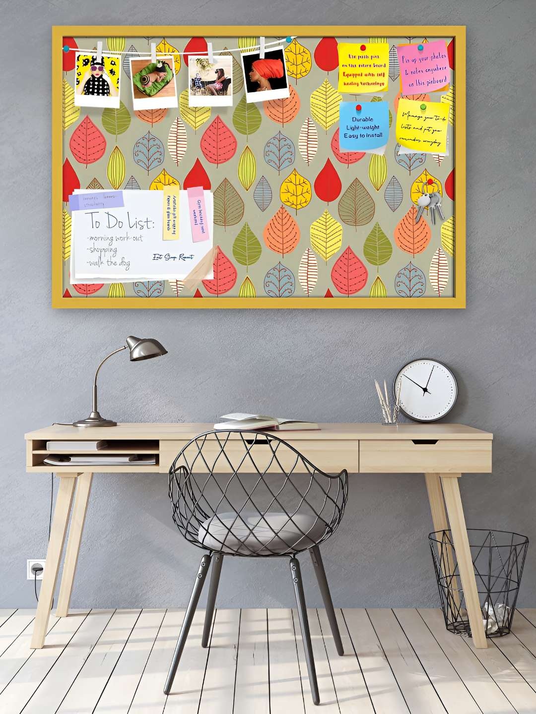 

ArtzFolio Wooden Notice Pin Board, Multi