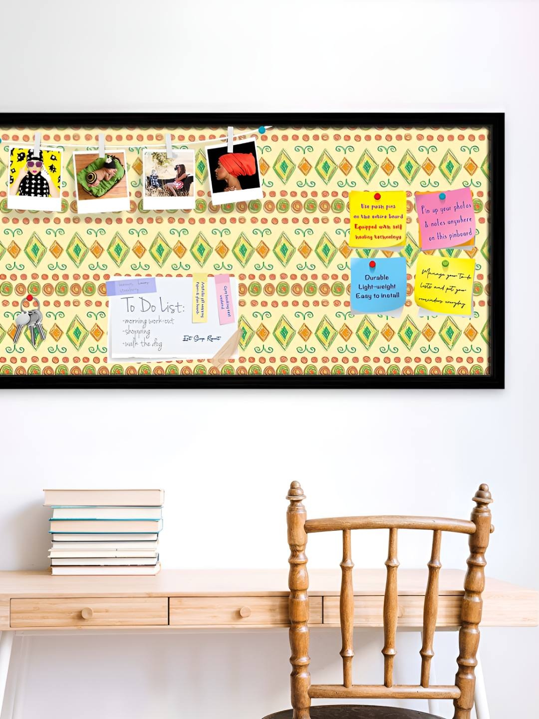 

ArtzFolio Wooden Notice Pin Board, Multi