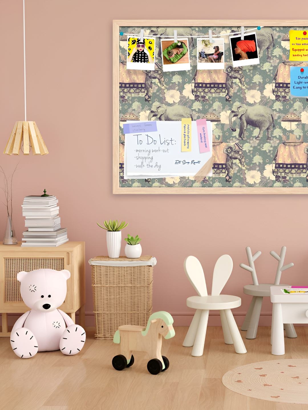 

ArtzFolio Wooden Notice Pin Board, Multi