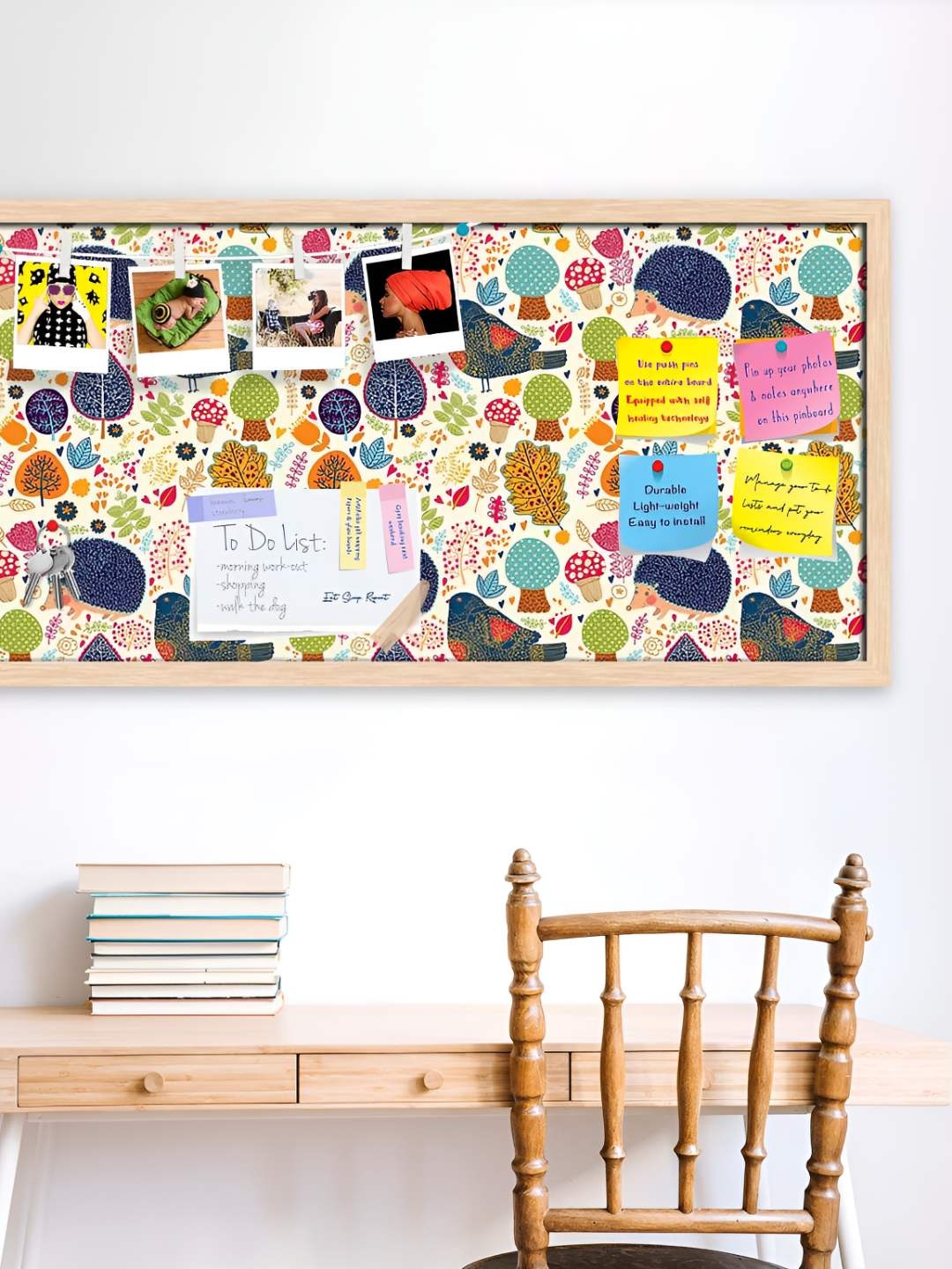

ArtzFolio Wooden Notice Pin Board, Multi