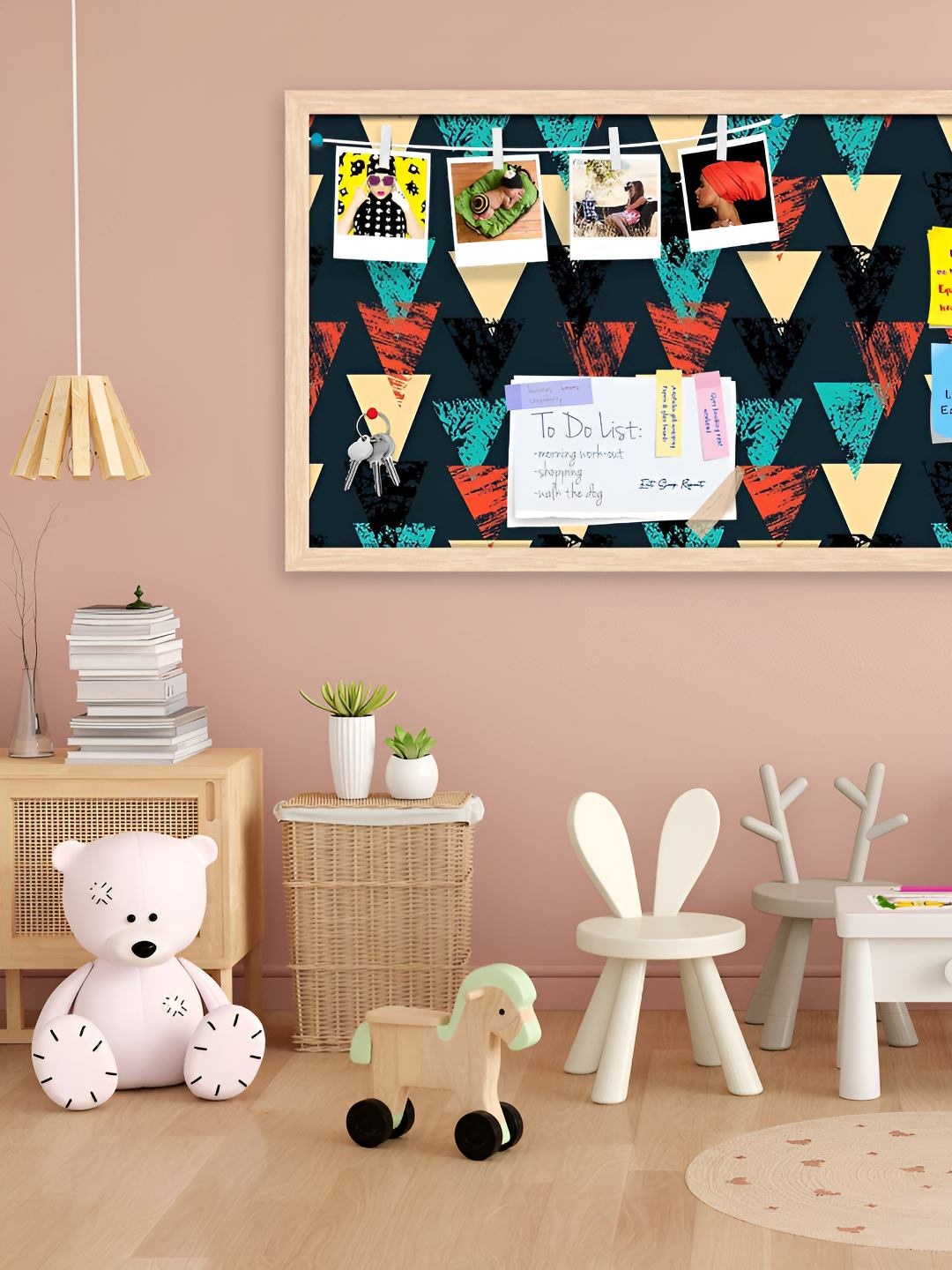 

ArtzFolio Wooden Notice Pin Board, Multi