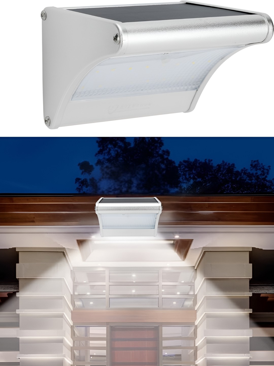 

LITVERSE White Outdoor Motion Sensor Wall Light