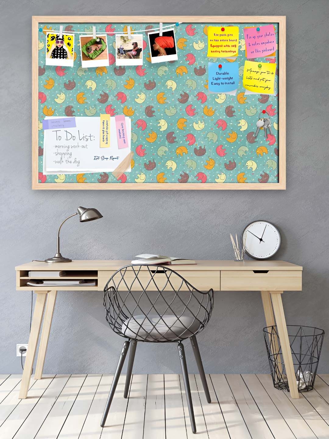 

ArtzFolio Wooden Notice Pin Board, Multi