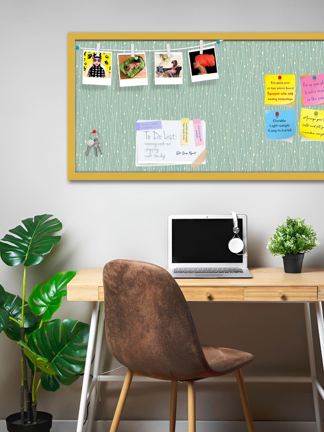 

ArtzFolio Wooden Notice Pin Board, Multi