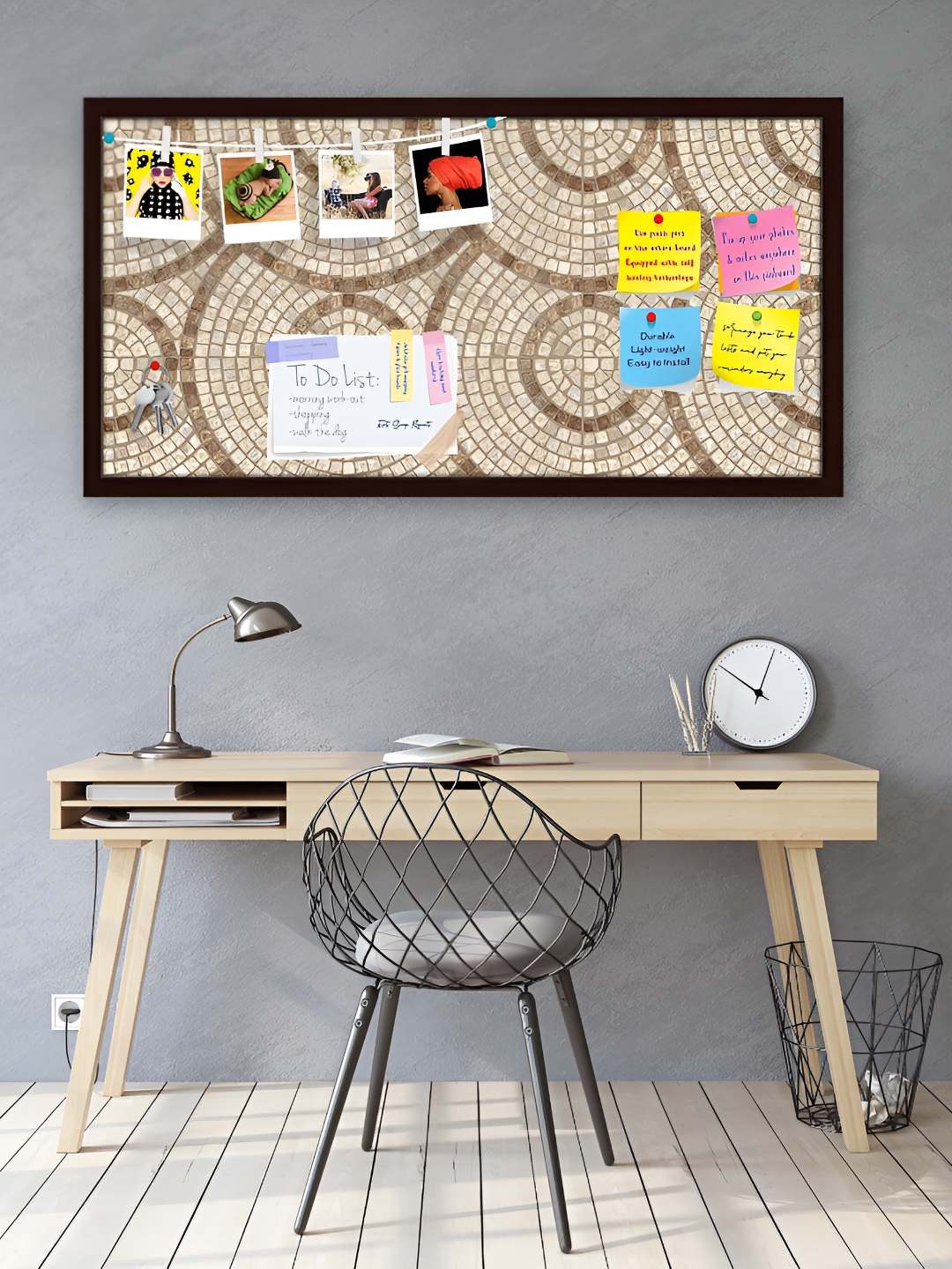 

ArtzFolio Wooden Notice Pin Board, Multi