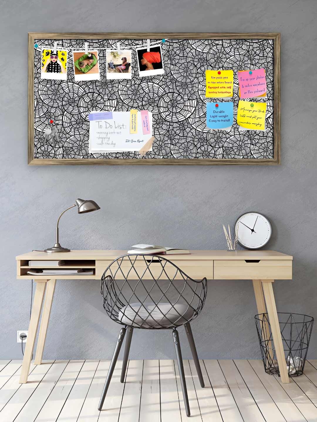 

ArtzFolio Wooden Notice Pin Board, Multi