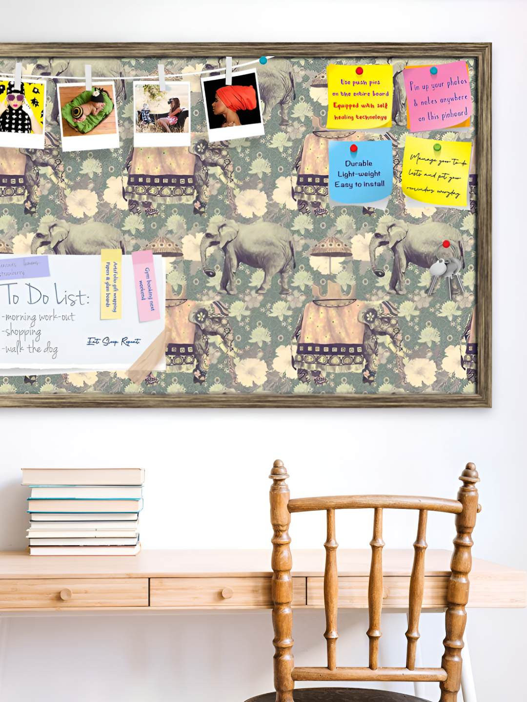 

ArtzFolio Wooden Notice Pin Board, Multi
