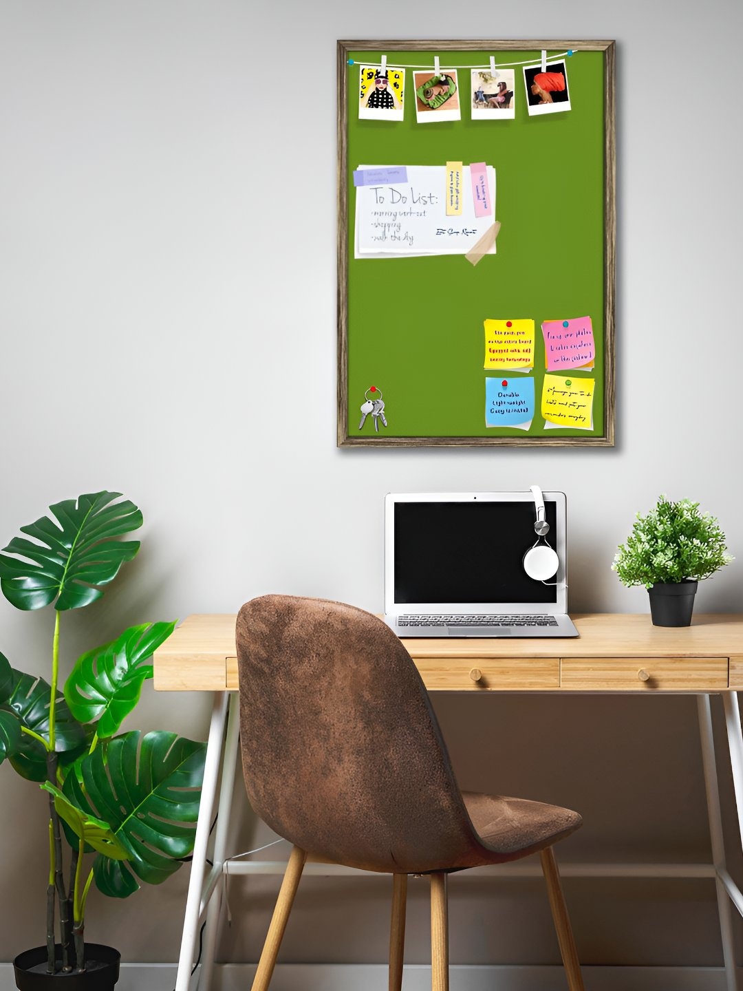 

ArtzFolio Wooden Notice Pin Board, Green