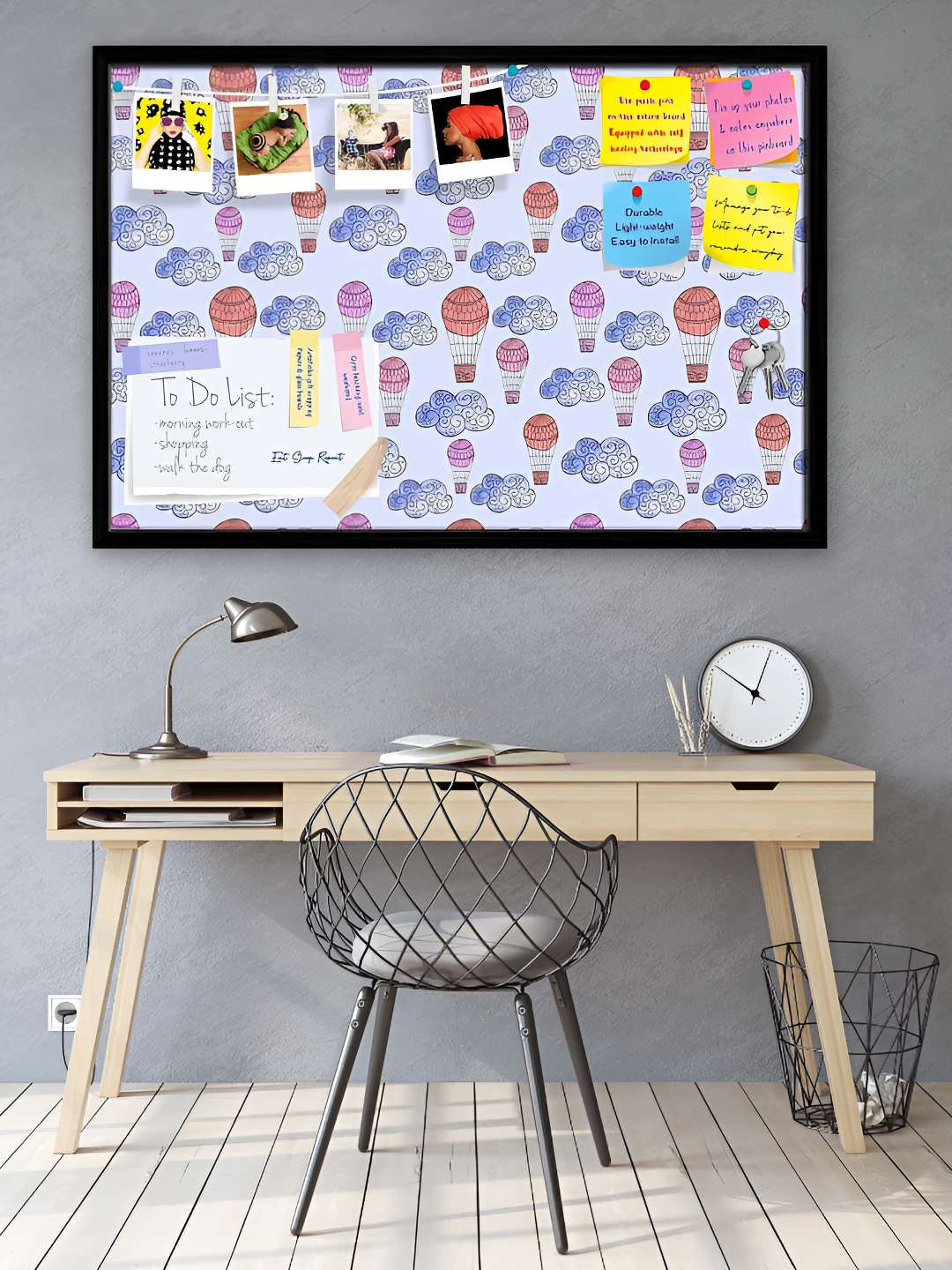 

ArtzFolio Wooden Notice Pin Board, Multi