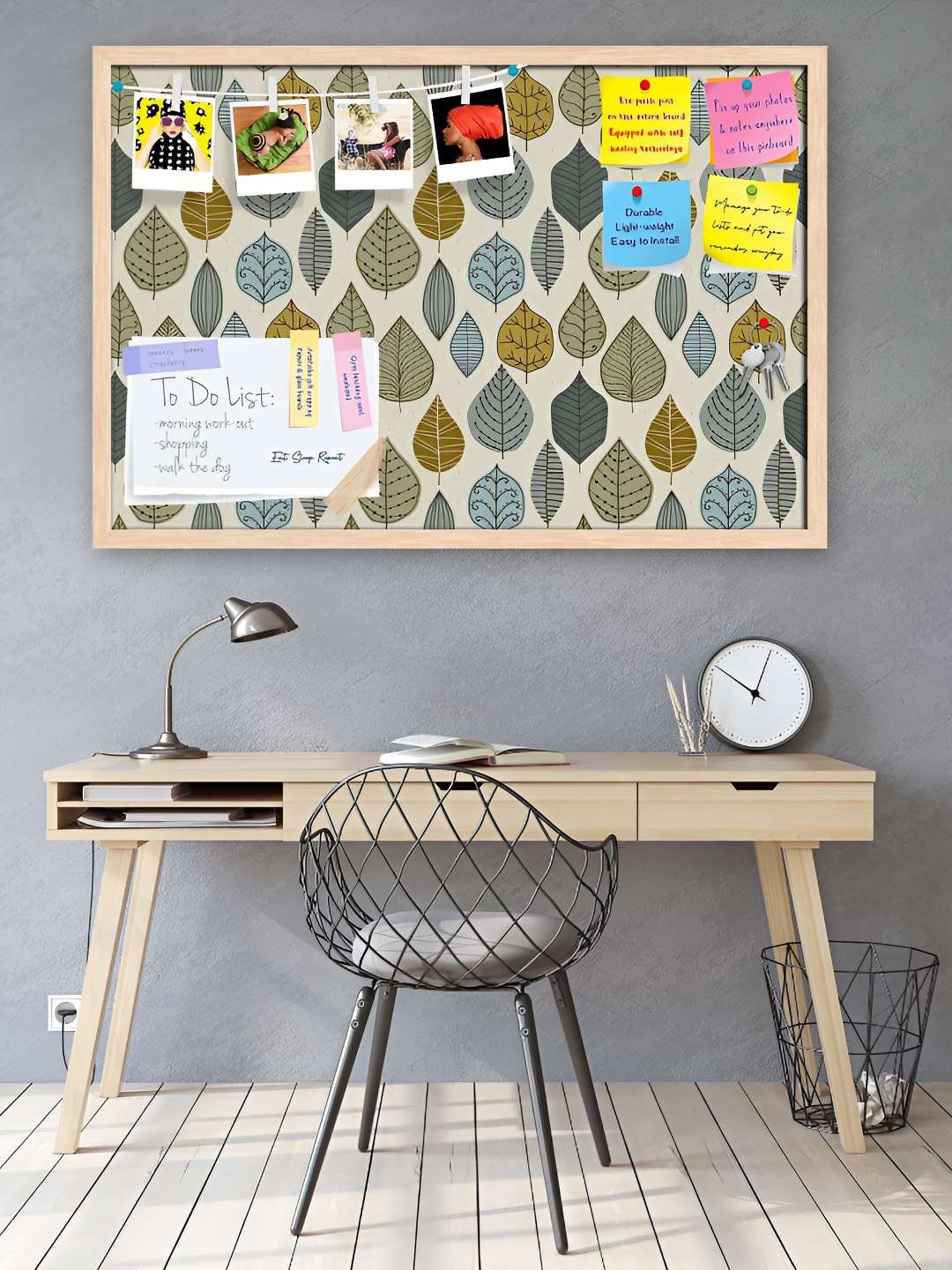 

ArtzFolio Wooden Notice Pin Board, Multi