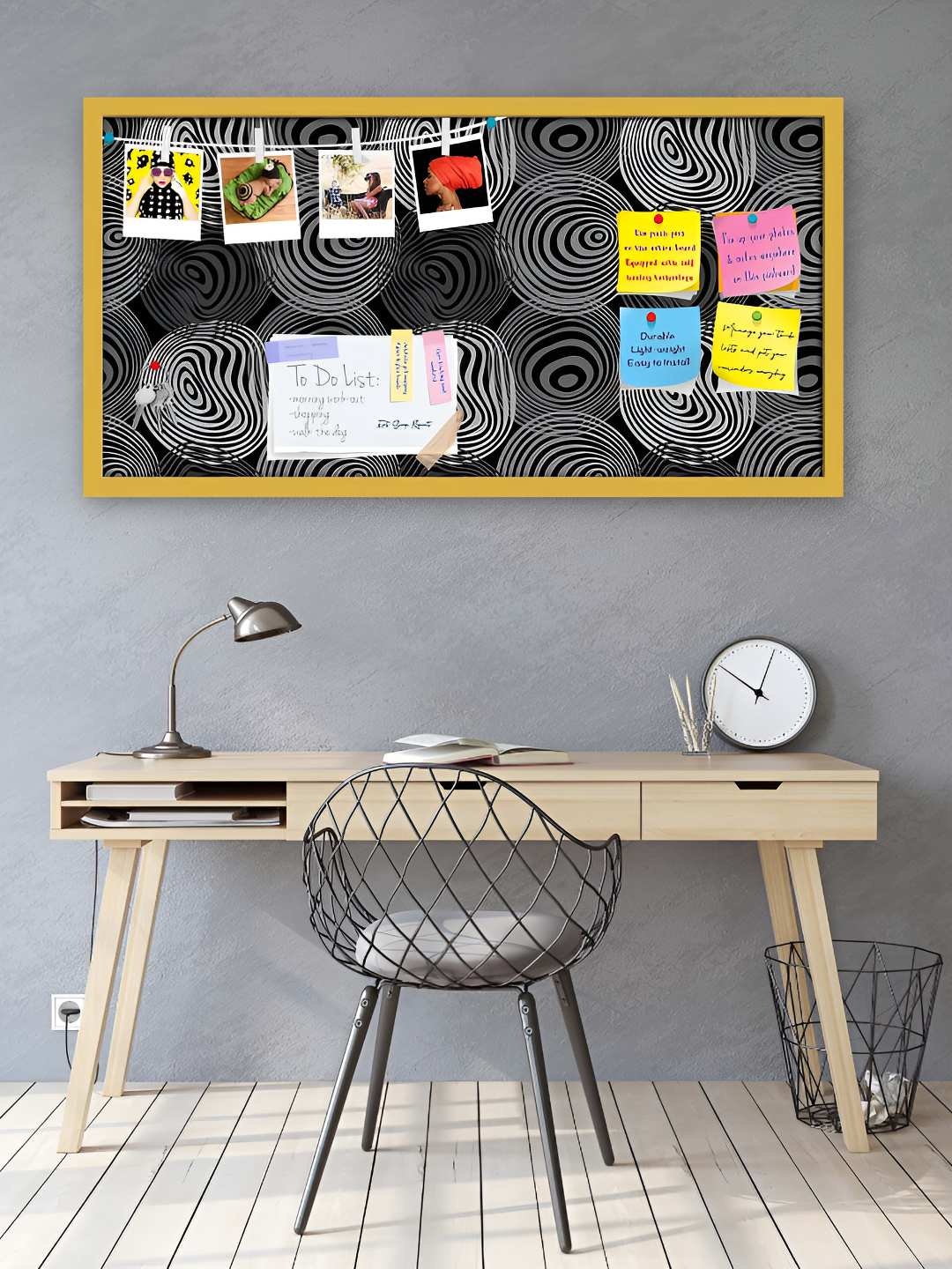 

ArtzFolio Wooden Notice Pin Board, Multi