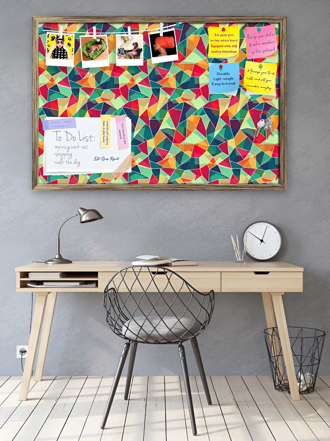 

ArtzFolio Wooden Notice Pin Board, Multi