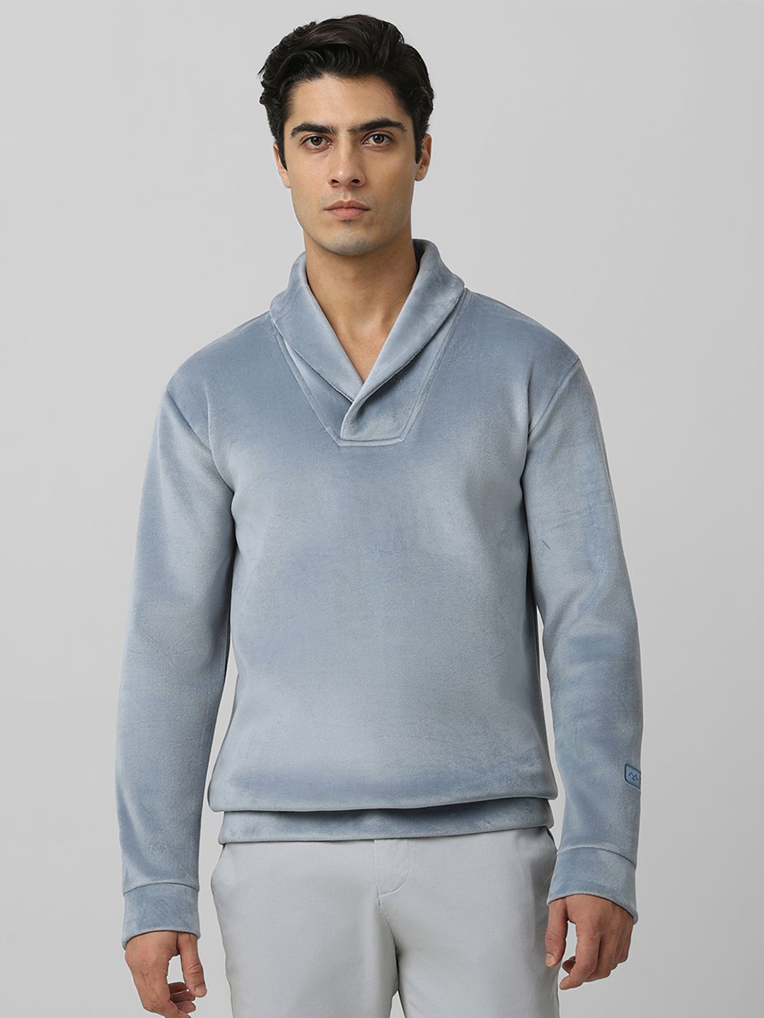 

Mufti Men V-Neck Pullover Sweatshirt, Blue