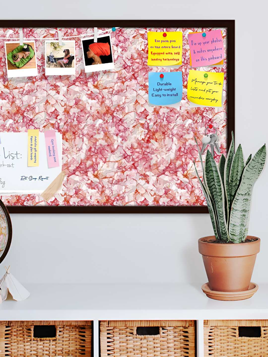 

ArtzFolio Wooden Notice Pin Board, Multi