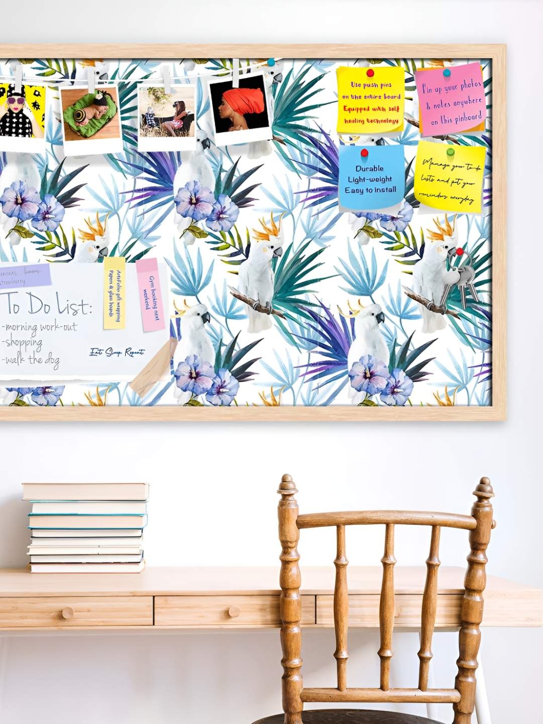 

ArtzFolio Wooden Notice Pin Board, Multi