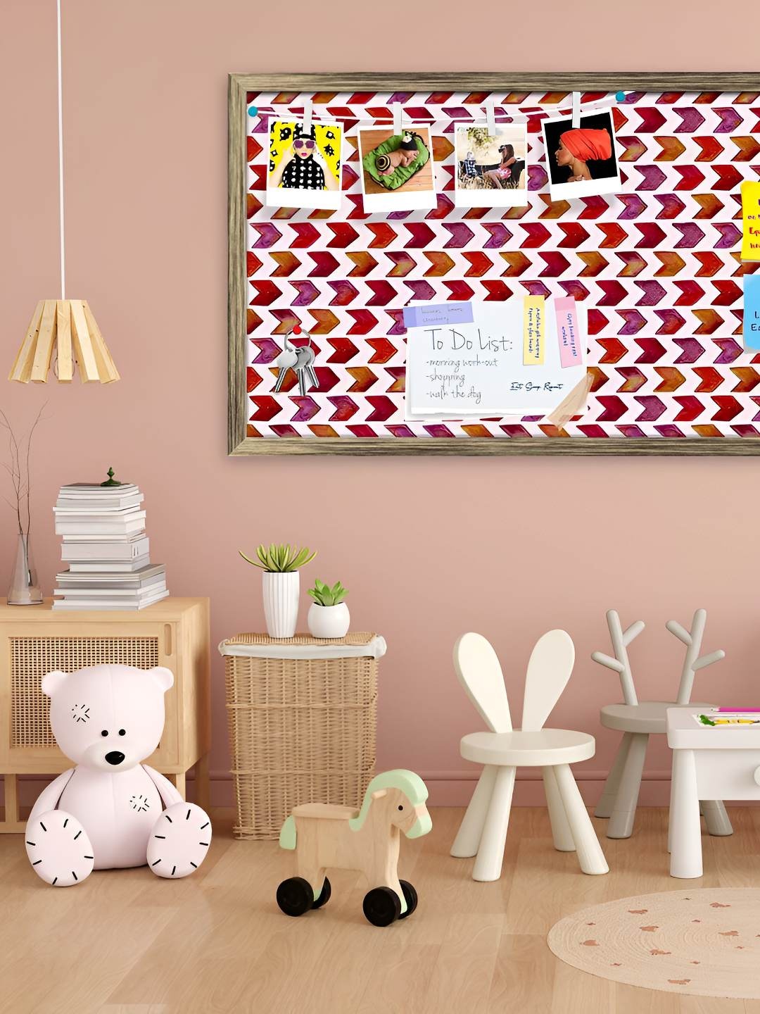 

ArtzFolio Wooden Notice Pin Board, Multi