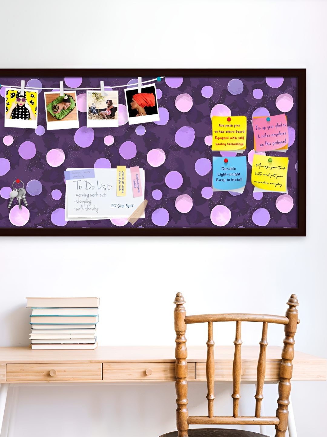 

ArtzFolio Wooden Notice Pin Board, Multi
