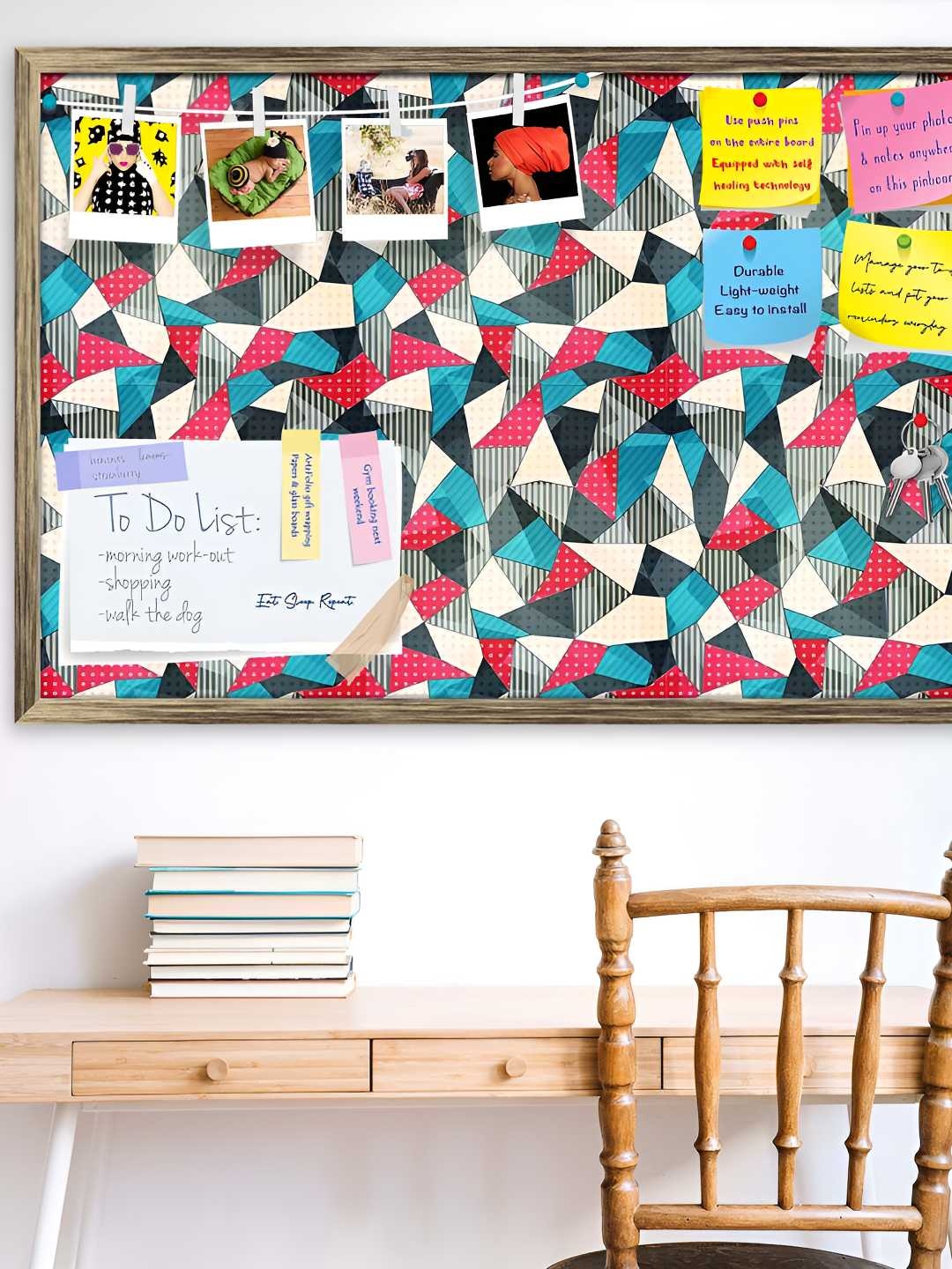 

ArtzFolio Wooden Notice Pin Board, Multi