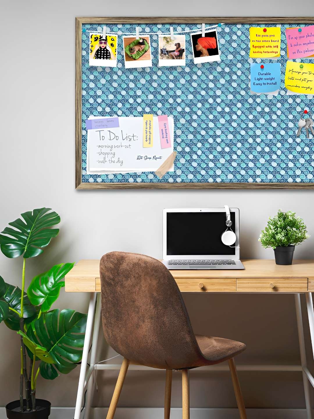 

ArtzFolio Wooden Notice Pin Board, Multi