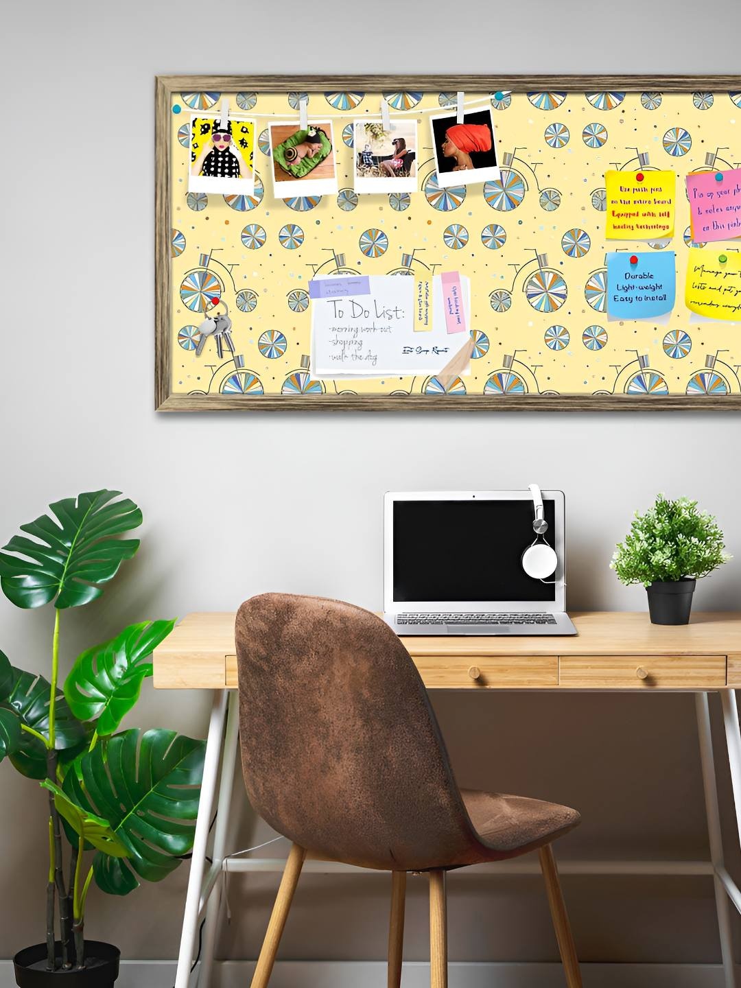 

ArtzFolio Wooden Notice Pin Board, Multi