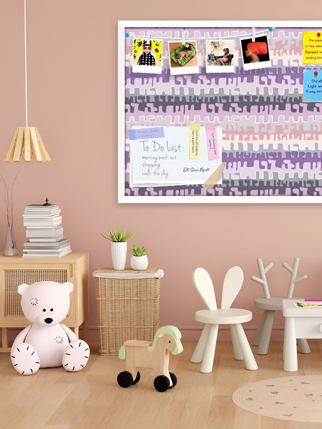 

ArtzFolio Wooden Notice Pin Board, Multi