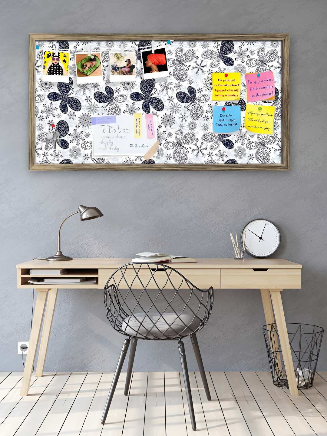

ArtzFolio Wooden Notice Pin Board, Multi
