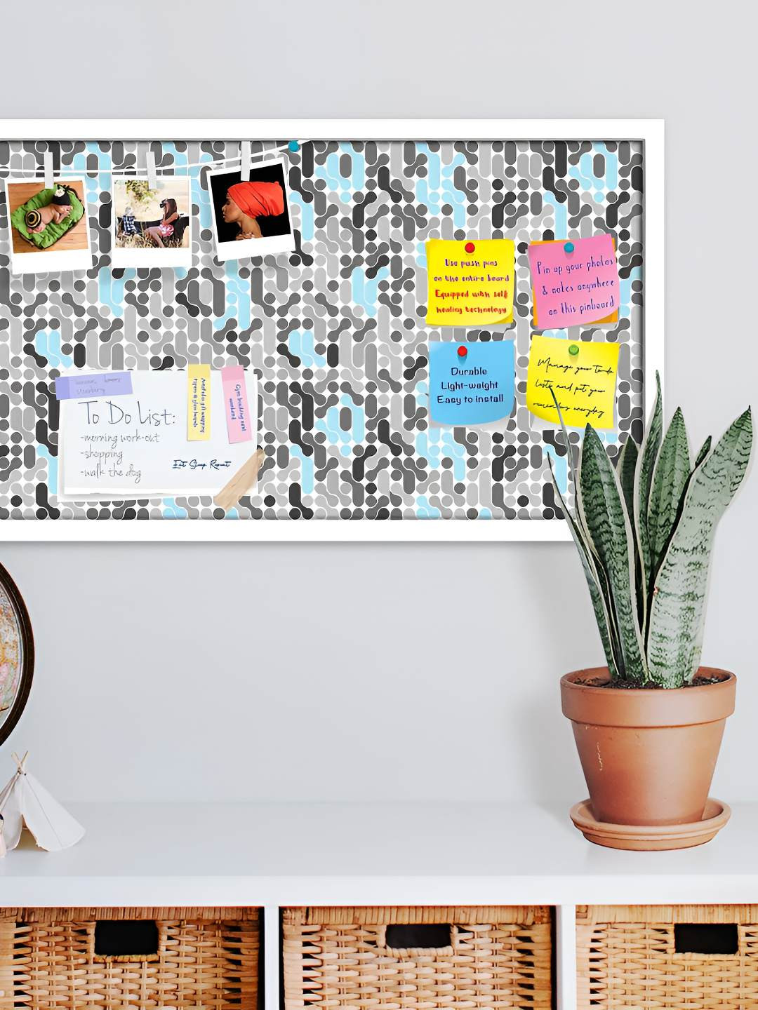 

ArtzFolio Wooden Notice Pin Board, Multi