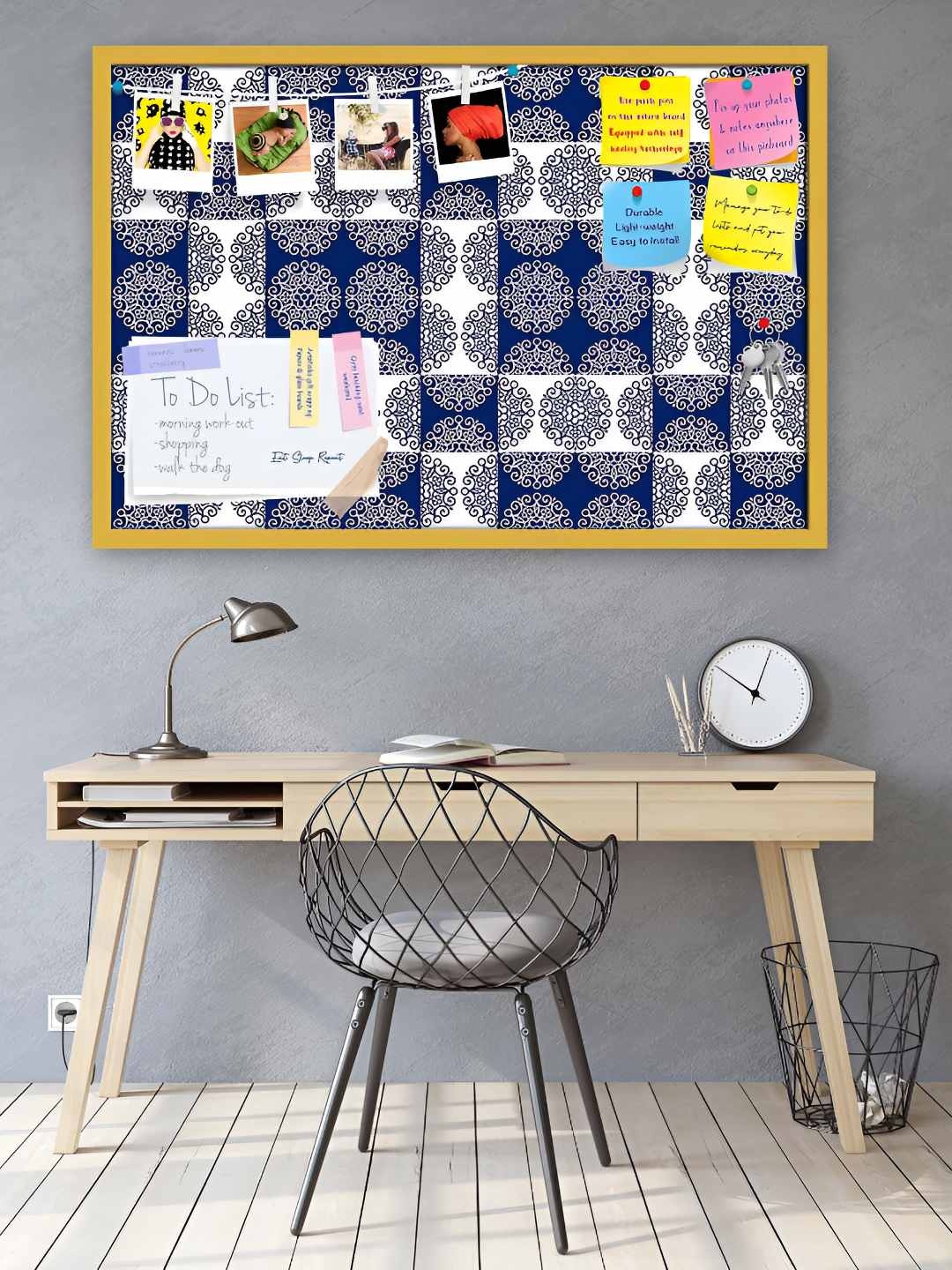 

ArtzFolio Wooden Notice Pin Board, Multi