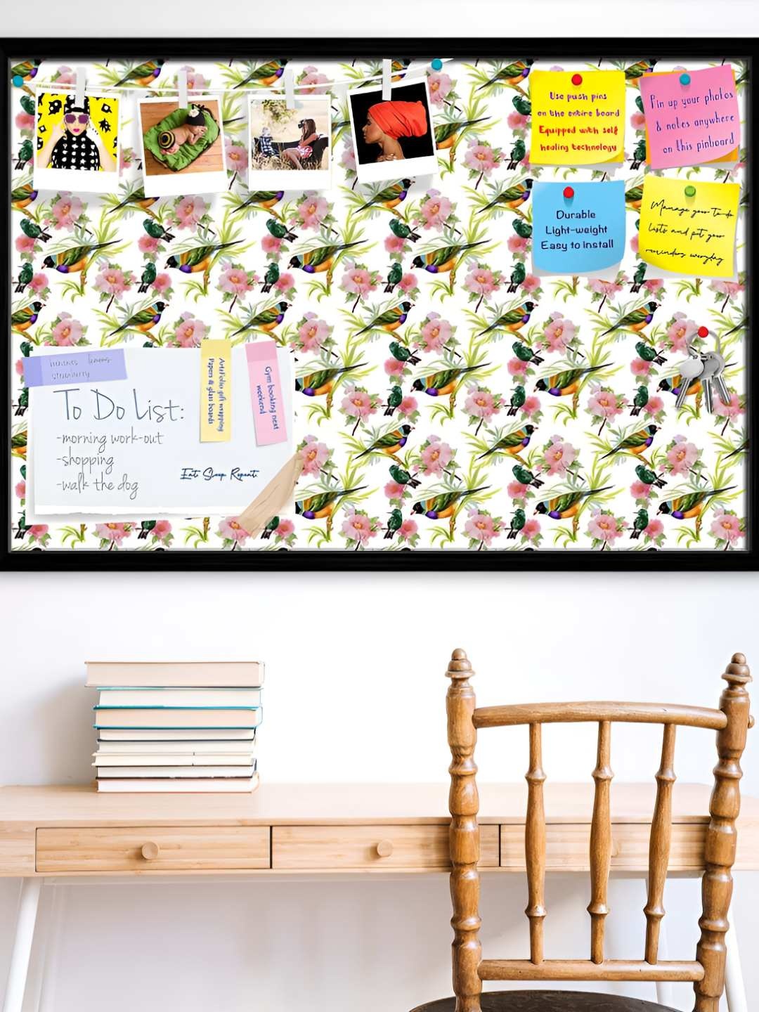 

ArtzFolio Wooden Notice Pin Board, Multi