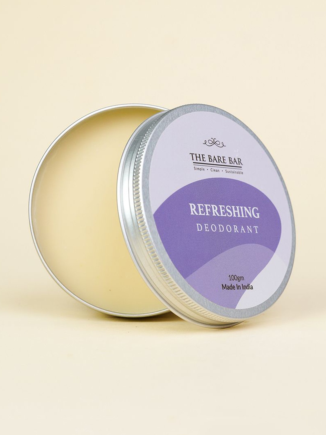 

The Bare Bar Refreshing Deodorant - 100 g, Cream