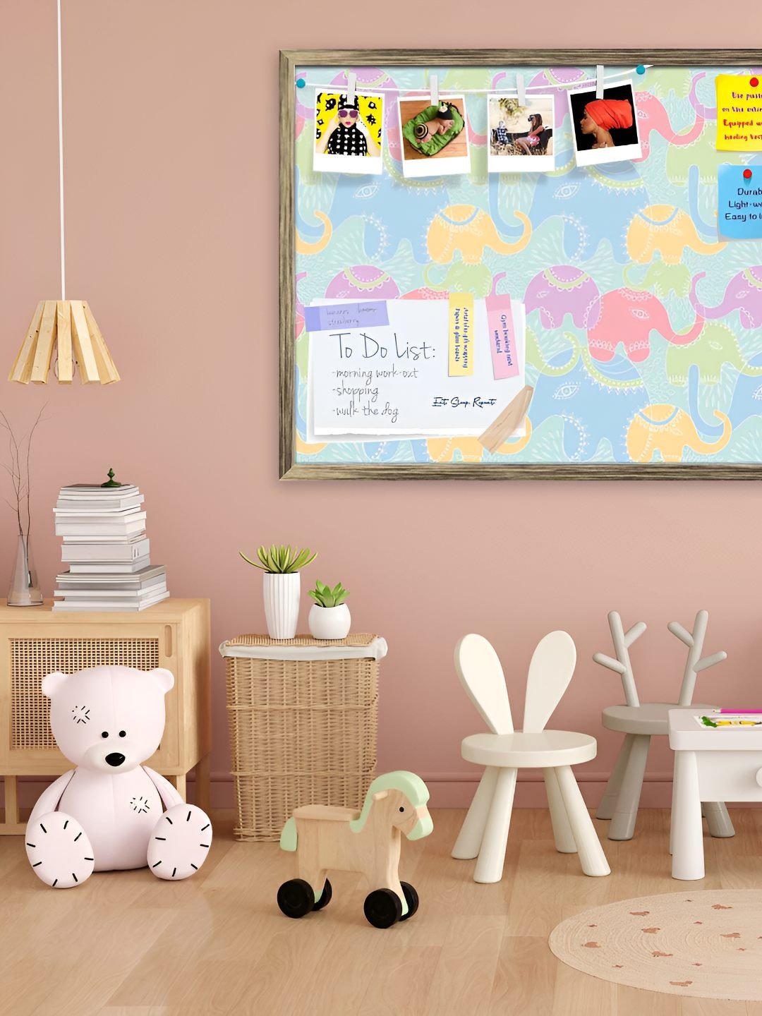 

ArtzFolio Wooden Notice Pin Board, Multi