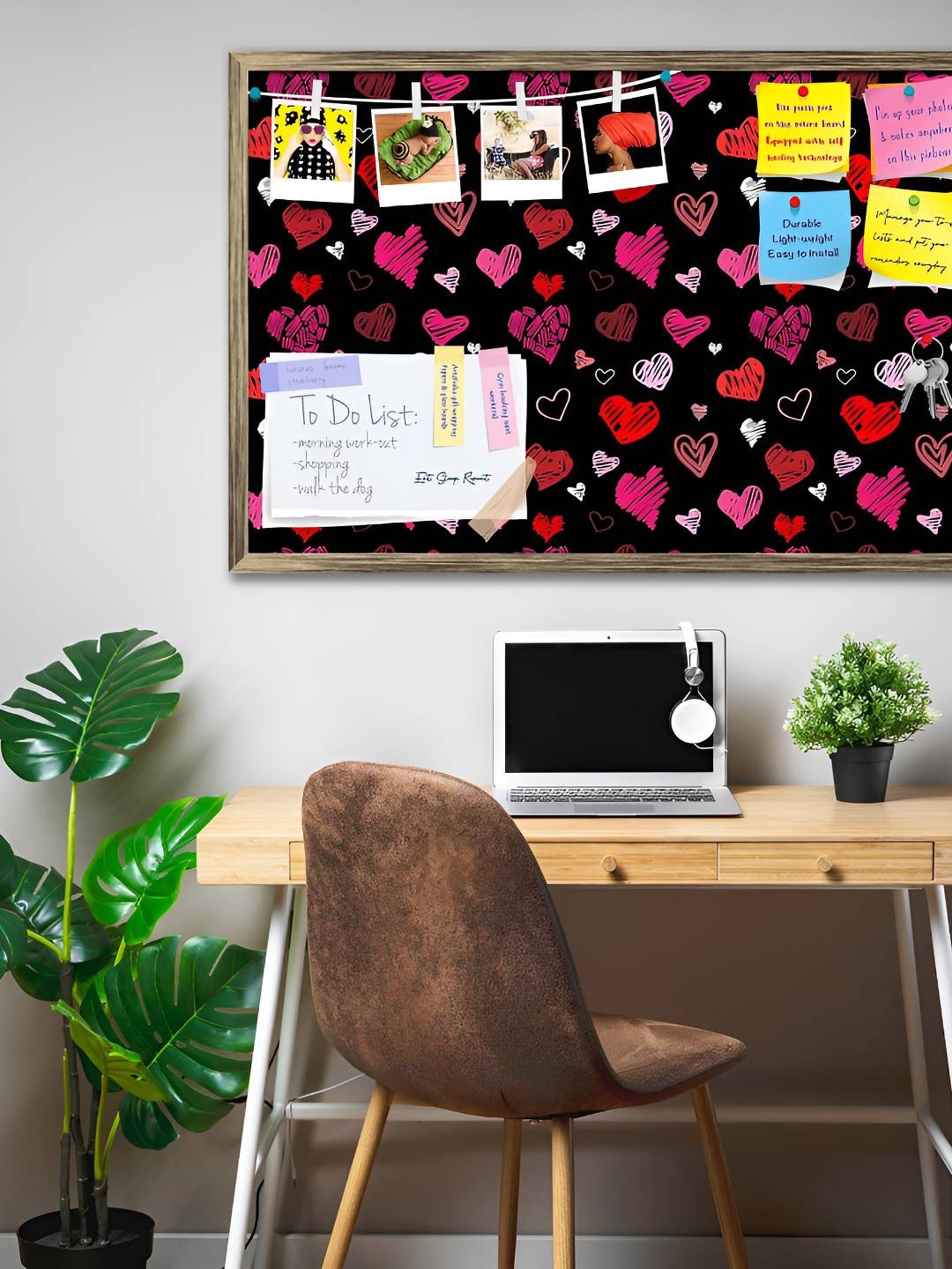 

ArtzFolio Wooden Notice Pin Board, Multi