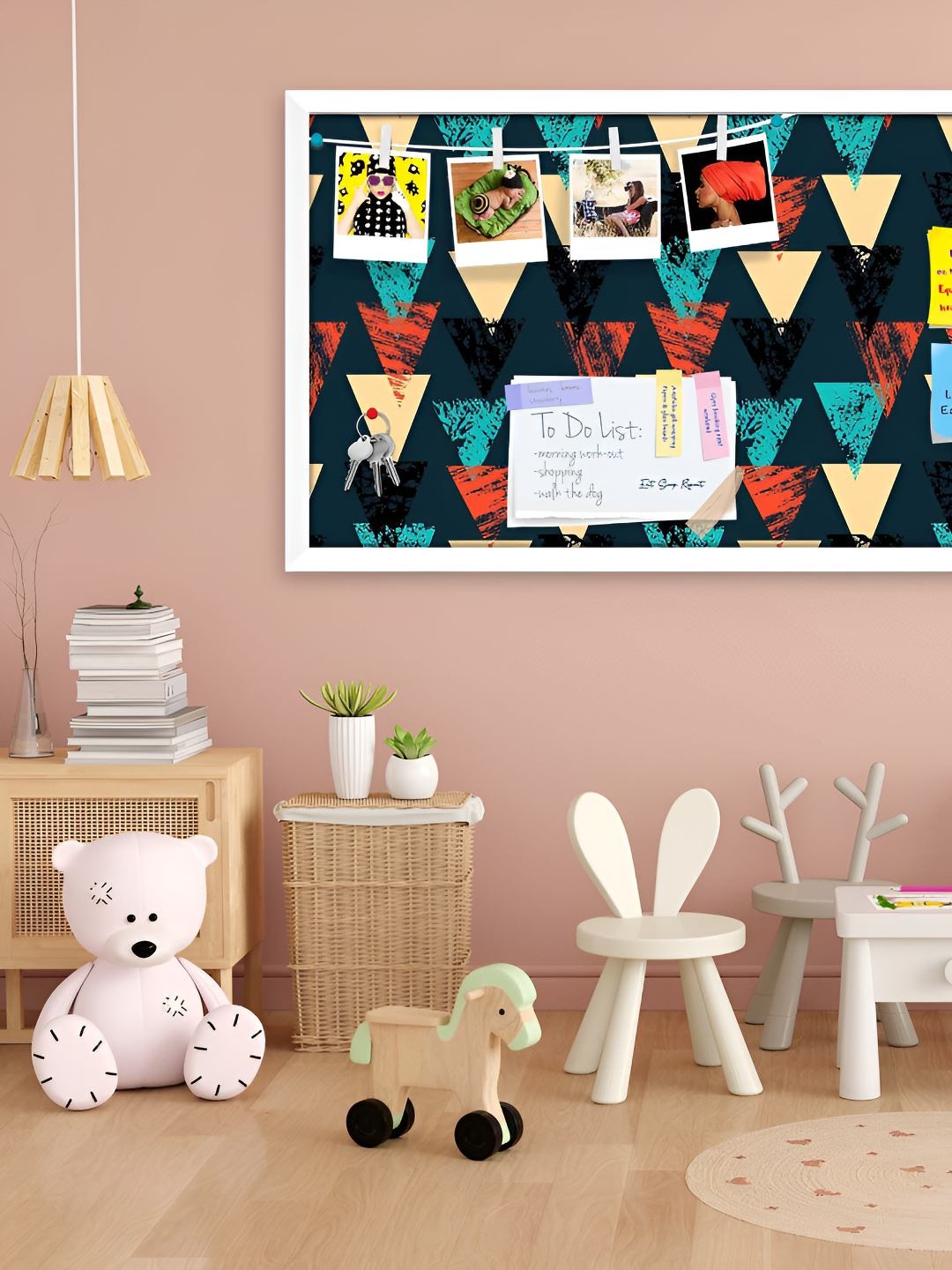 

ArtzFolio Wooden Notice Pin Board, Multi