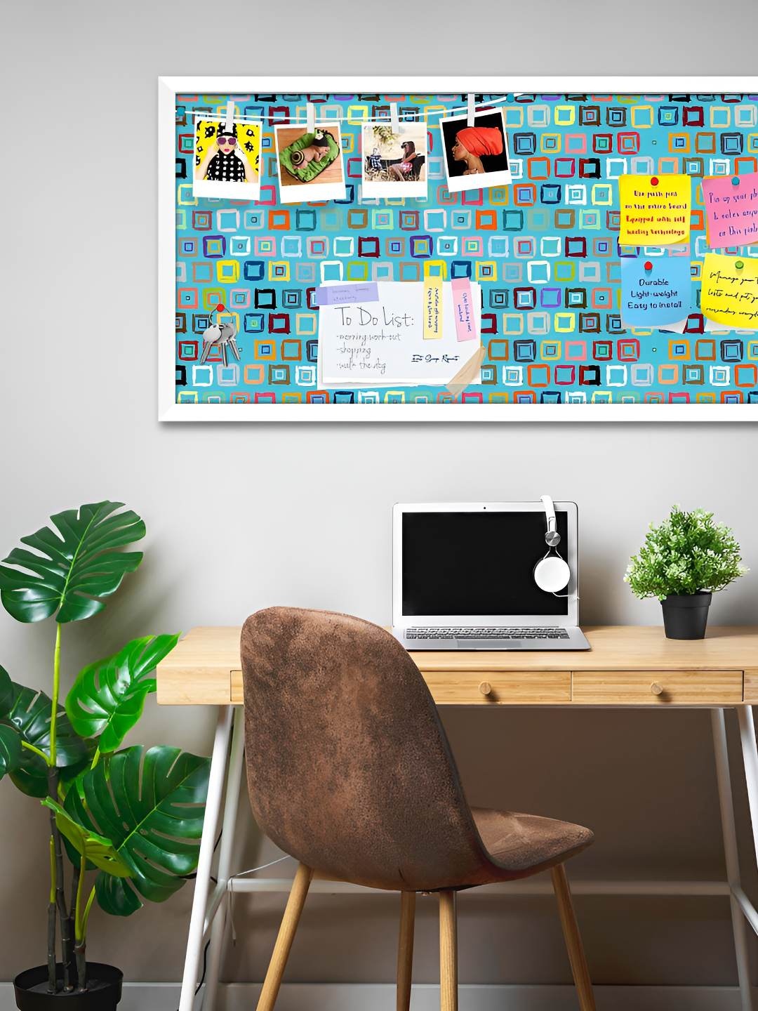 

ArtzFolio Wooden Notice Pin Board, Multi