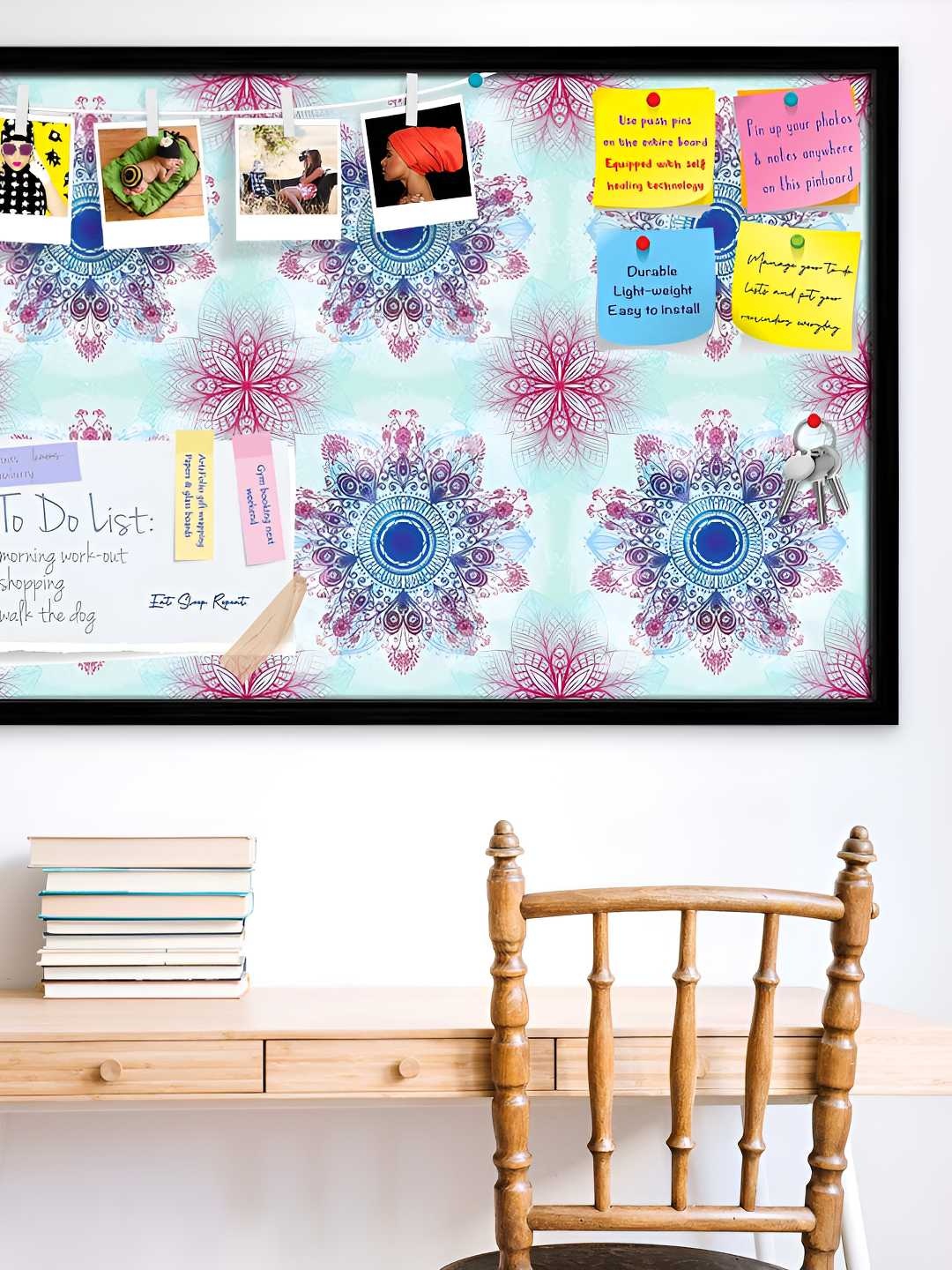 

ArtzFolio Wooden Notice Pin Board, Multi