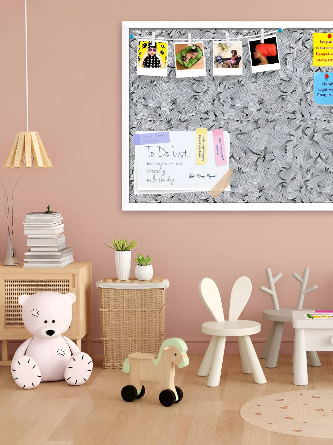 

ArtzFolio Wooden Notice Pin Board, Multi